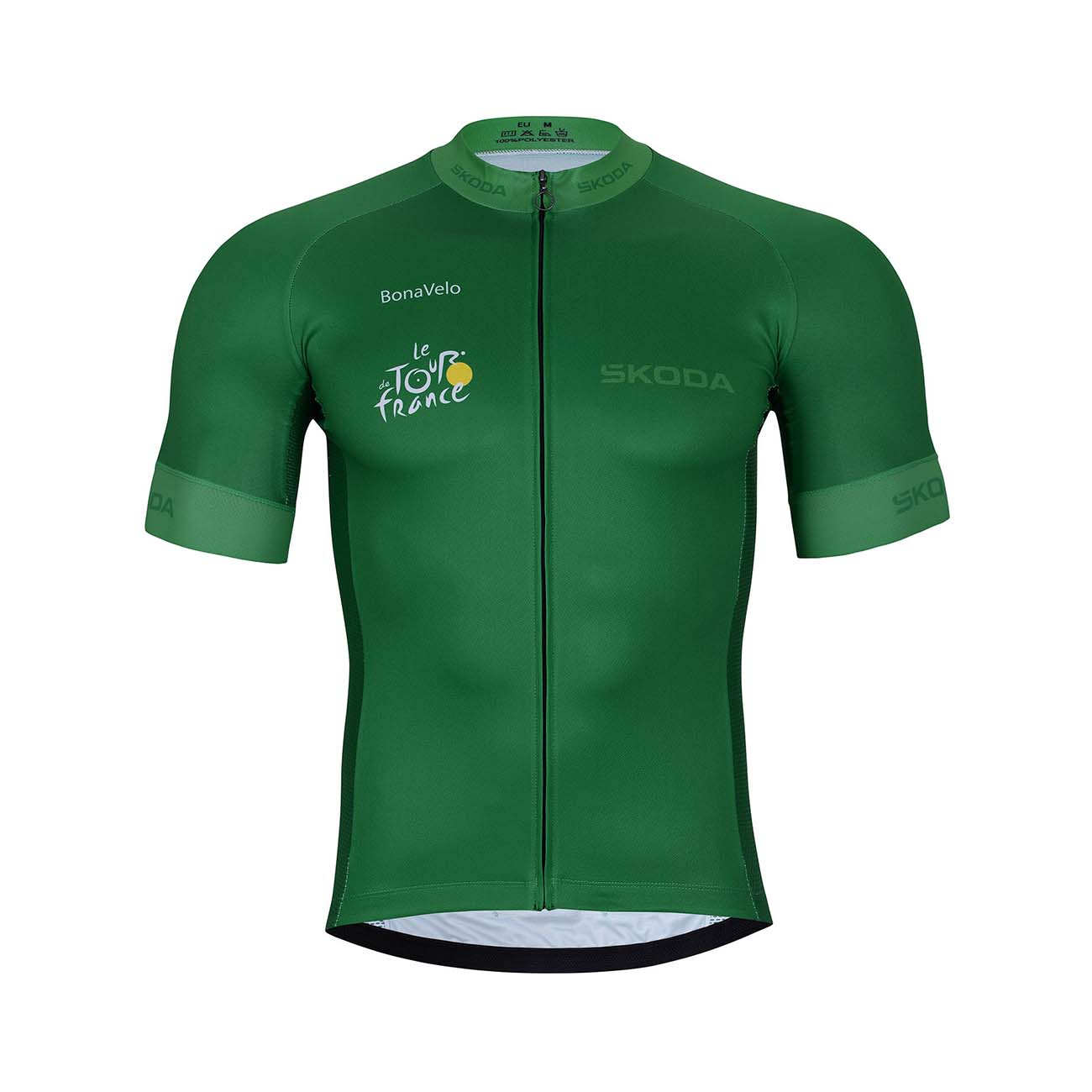 
                BONAVELO Cyklistický dres s krátkým rukávem - TOUR DE FRANCE 2024 - zelená 5XL
            