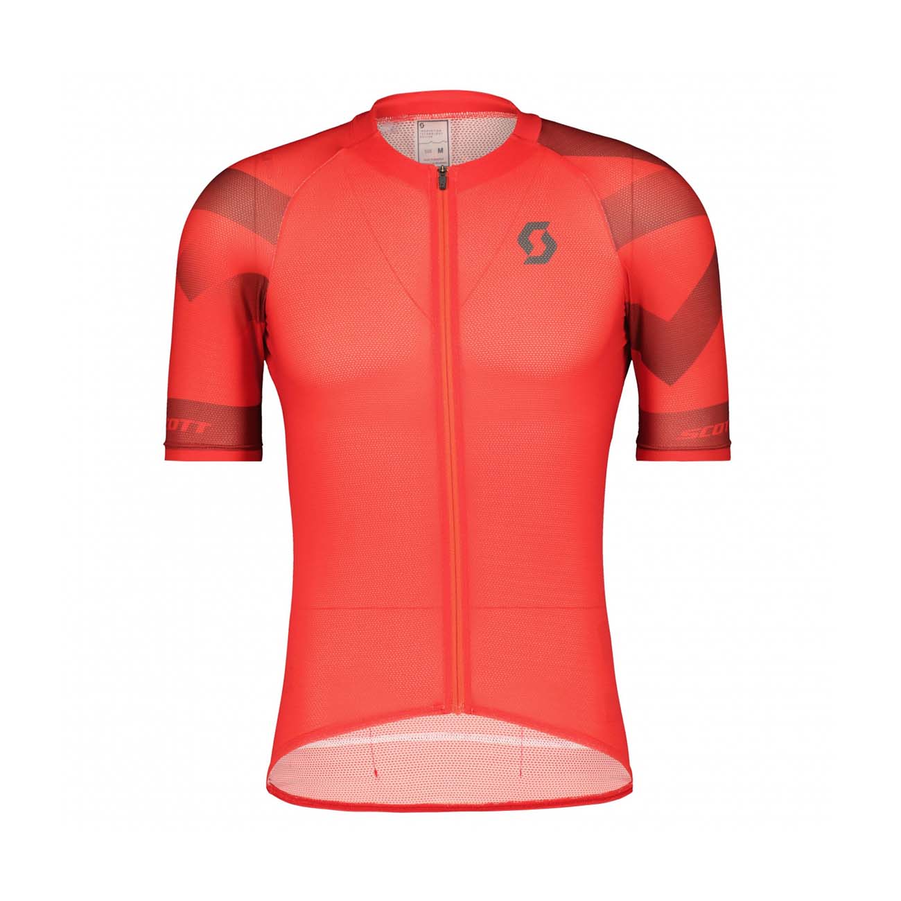 
                SCOTT Cyklistický dres s krátkým rukávem - RC PREMIUM CLIMBER - šedá/červená
            